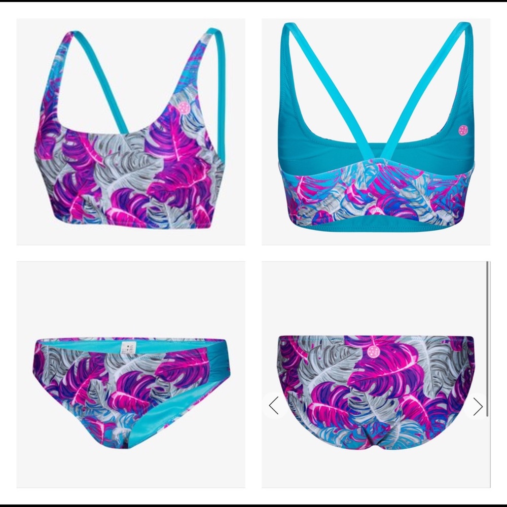 Maui and sons reversible 2 pc bikini swim suit